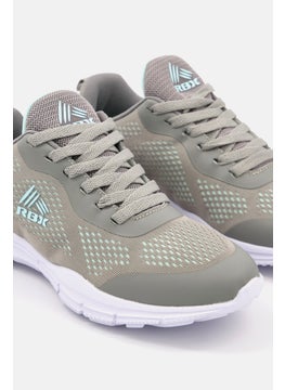 RBX Women Jigsaw Lace Up Sport Shoes, Grey  - Image 4