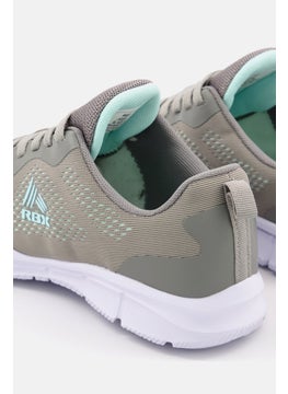 RBX Women Jigsaw Lace Up Sport Shoes, Grey  - Image 2
