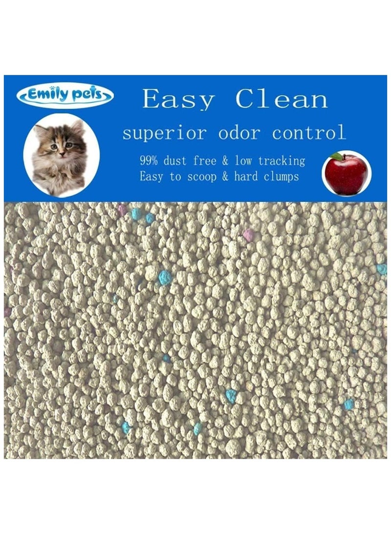 Emily Pets Fresh Scented Premium Bentonite Cat Clumping Litter Apple Fragrance 10L - Image 3