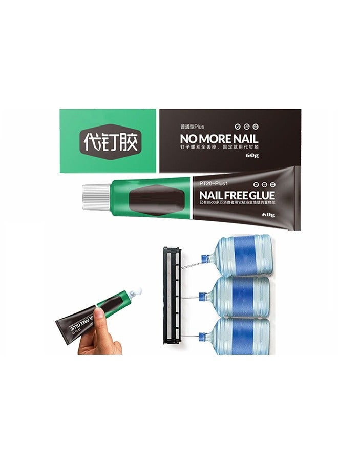 WILLIAM WEIR No More Nail - All Purpose Glue, Nail-Free Glue Adhesive Sealant, Universal Super Glue for Resin Ceramic Metal Glass  60g - Image 1