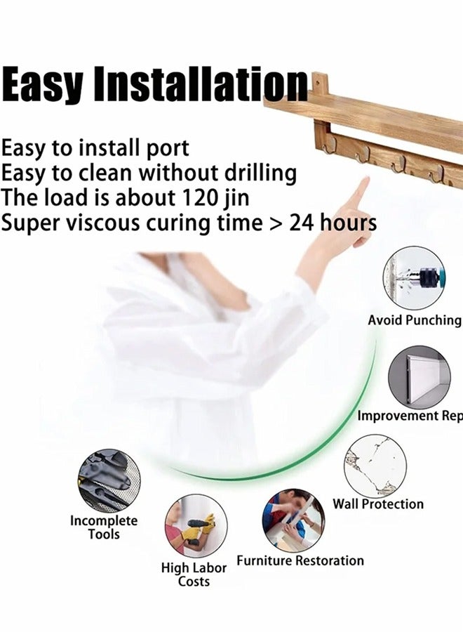 WILLIAM WEIR No More Nail - All Purpose Glue, Nail-Free Glue Adhesive Sealant, Universal Super Glue for Resin Ceramic Metal Glass  60g - Image 4