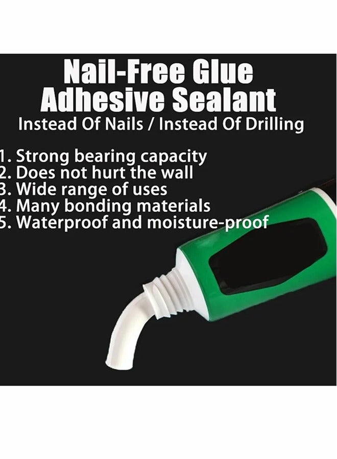 WILLIAM WEIR No More Nail - All Purpose Glue, Nail-Free Glue Adhesive Sealant, Universal Super Glue for Resin Ceramic Metal Glass  60g - Image 2