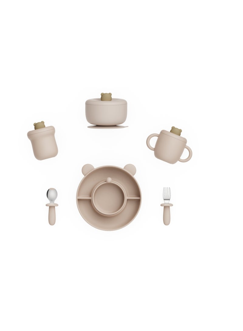 بيكا بلوم ايت بيس سيلكون بيبي فيدينغ سِت، بيبي لِد وينيِنگ سِت، فيدينغ سبلايز فور تودلرز نيو بورن بيبي جِفت سِت - Image 4