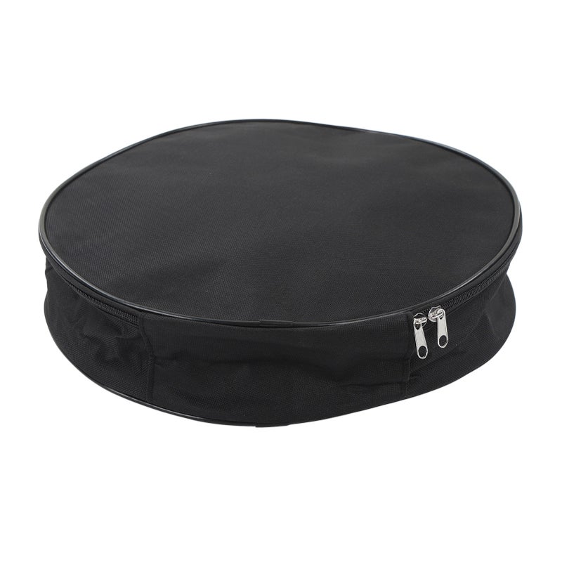 EV Cable Bag Round 14.6in Diameter Waterproof Flame Retardant Jumper Cable Storage Bag for RV Sewer Pipe Extension Cables - Image 2