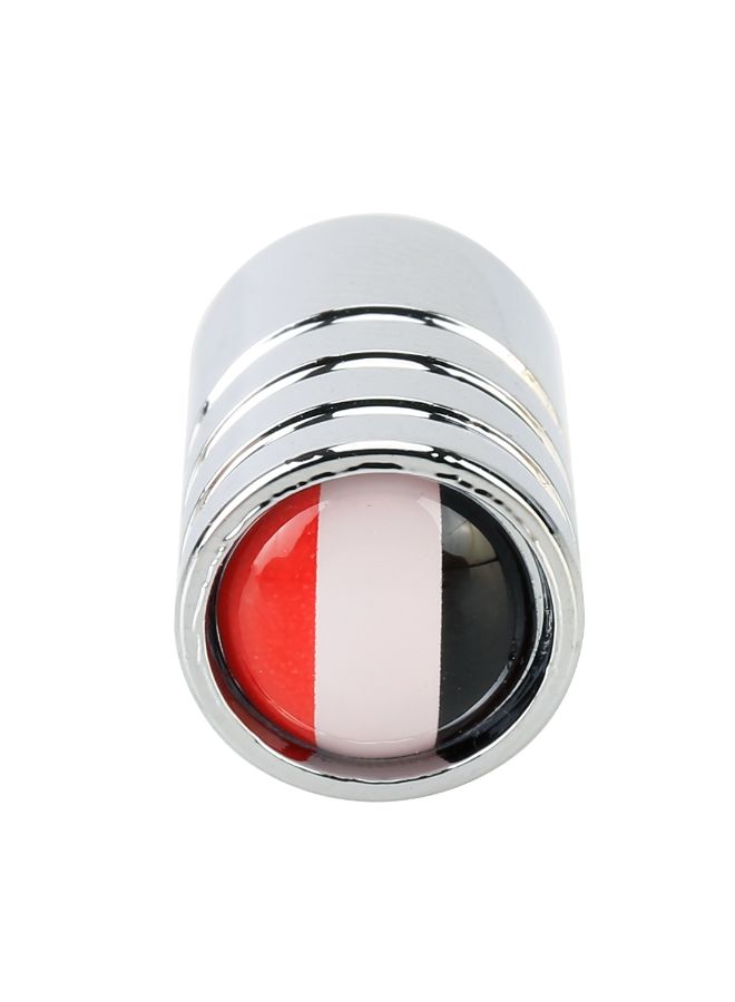 NIBEMINENT 4-Piece France Flag Pattern Gas Car Tire Valve Cap  - Image 2