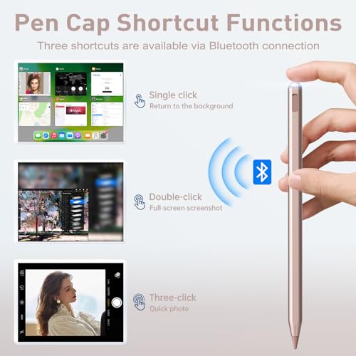 UOGIC Stylus Pen for iPad, Uogic Palm Rejection, Faster Charge, for iPad 6th/7th/8th/9th/10th, Air 3rd/4th/5th/M2, Pro M4/11/12.9", Air 3rd/4th/5th, Mini 5th/6th - Image 3