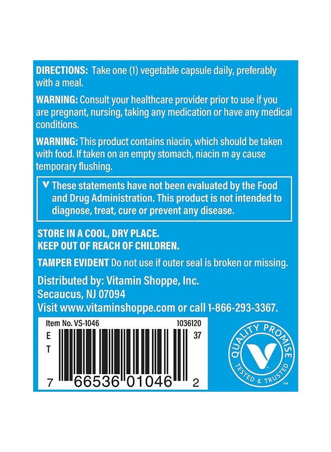 The Vitamin Shoppe B-Complex 50 (100 Veggie Capsules) - Image 4