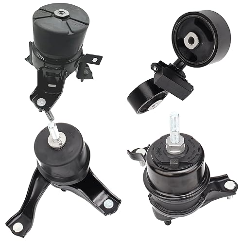 YBDDZH Engine Motor Mount Compatible with 2007-2011 Camry(2.4L)Auto Transmission Replace OE A62009 A4211 A4274 A4207 Set of 4, DAN011 - Image 1