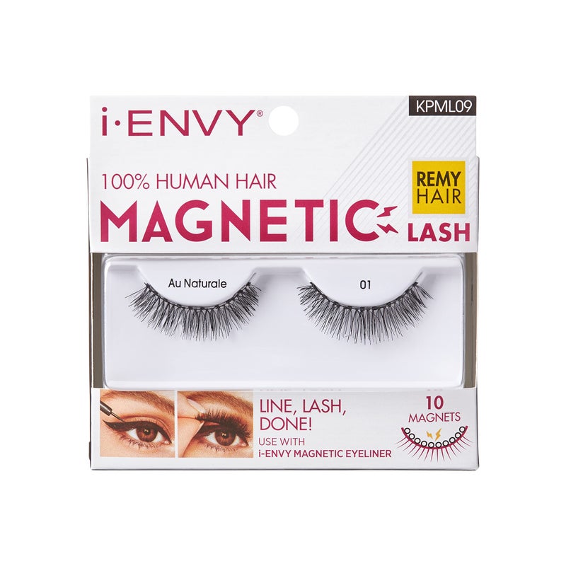 i.Envy i•ENVY Magnetic Human Hair Lashes Double Strength Reusable Lashes Easy To Apply, Everyday Wearable False Eyelashes - Image 1