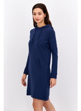 Robe Di Kappa Women Plain Sweater Dress, Navy Blue  - Image 2