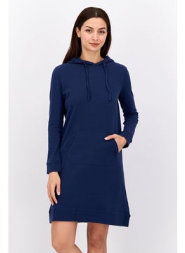 Robe Di Kappa Women Plain Sweater Dress, Navy Blue  - Image 1
