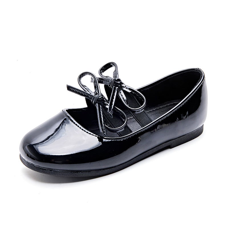 Girls'' Leather Shoes 2026 Spring and Autumn New Ballet Shoes Children''s Single Shoes Mary Jane Shoes Princess Leather Shoes for Girls - Image 1