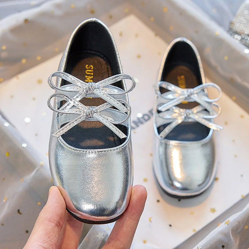 Girls'' Leather Shoes 2026 Spring and Autumn New Ballet Shoes Children''s Single Shoes Mary Jane Shoes Princess Leather Shoes for Girls - Image 5