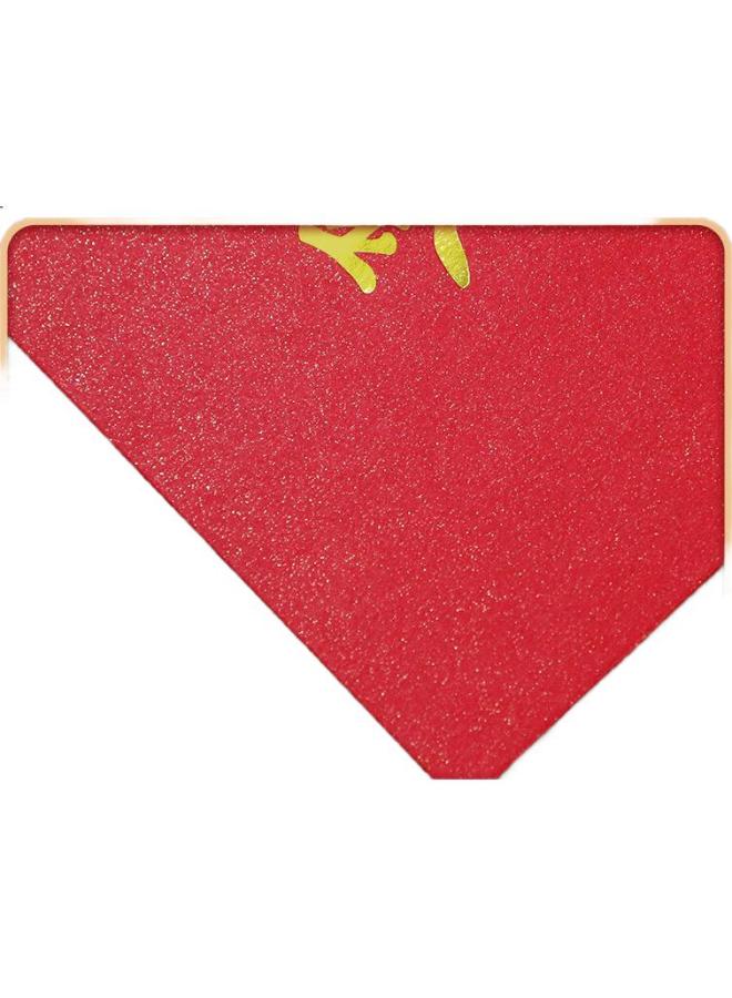 Befon Red Envelopes For Condolences, Red Money Packets, Cards, Large Red Envelopes, Red Aid Envelopes, White Event Support, Scholarships, Donations, And Consolation Money, Horizontal Red Envelopes, Pack Of 10, 2966 - Image 2