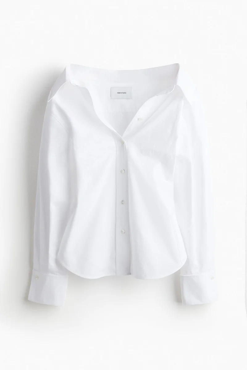 H&M Fitted cotton shirt