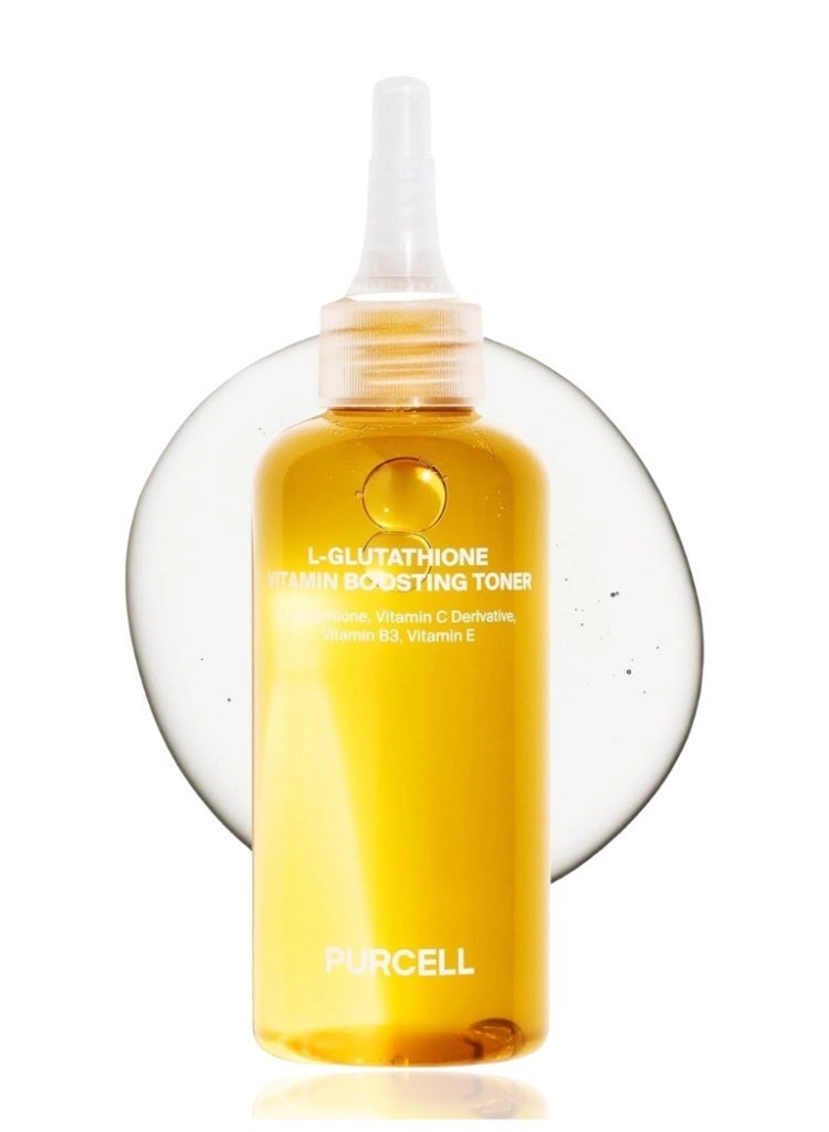 PURCELL L-Glutathione Vitamin Boosting Toner – Korean Brightening Toner with Niacinamide, Vitamin C & Tocopherol for Hydrated Glowing Skin - Image 1
