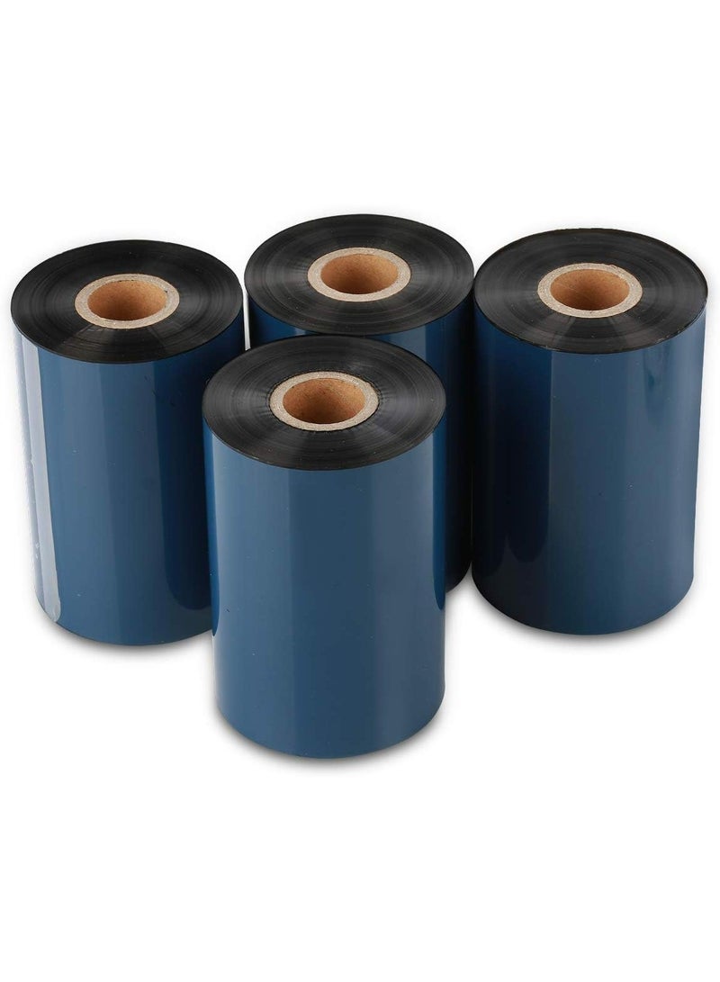 Thermal Transfer Ribbon| Black Wax Ribbon | 60mm" x 300m'| Pack of 1 - Image 3