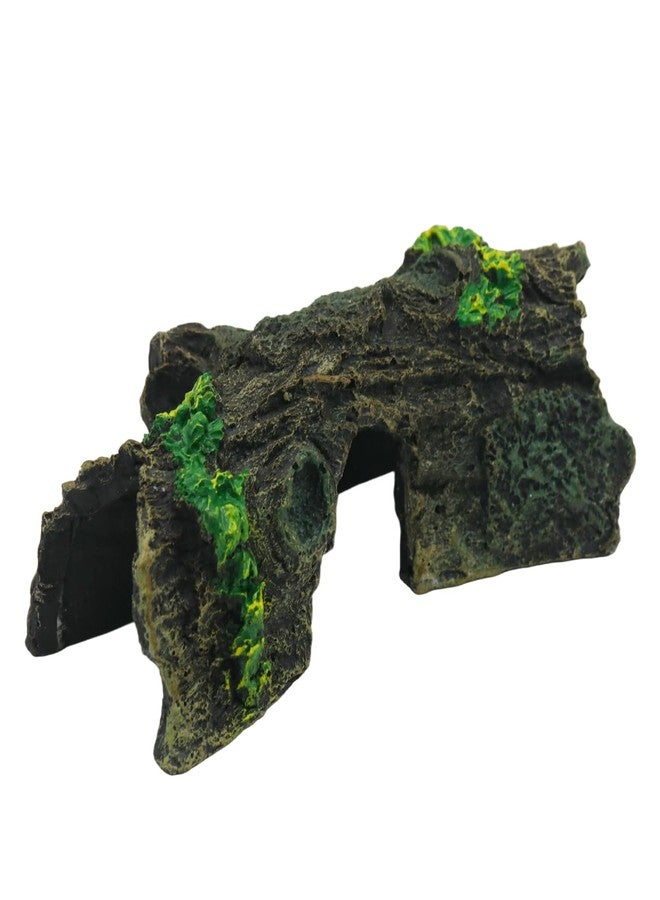 Wuyituart Aquarium Decoration Cave Resin Hollow Tree Trunk Ornament Fish Hideout for Aquarium, Style 1 - Image 1