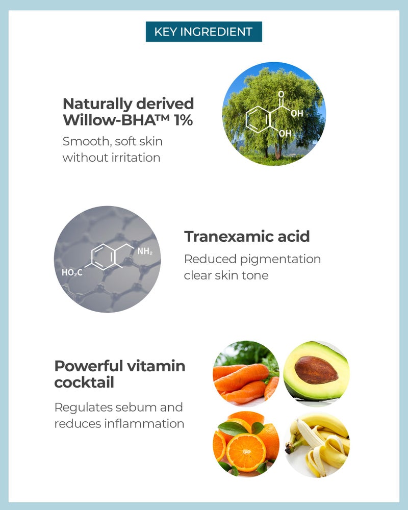 BE THE SKIN كريم BHA+ زيرو للبقع الداكنة - مرطب للوجه يقلل المسام مع النياسيناميد وحمض الترانكساميك - لتوحيد لون البشرة، وشد المسام، وتقوية الحاجز، 1.01 أونصة. - Image 4