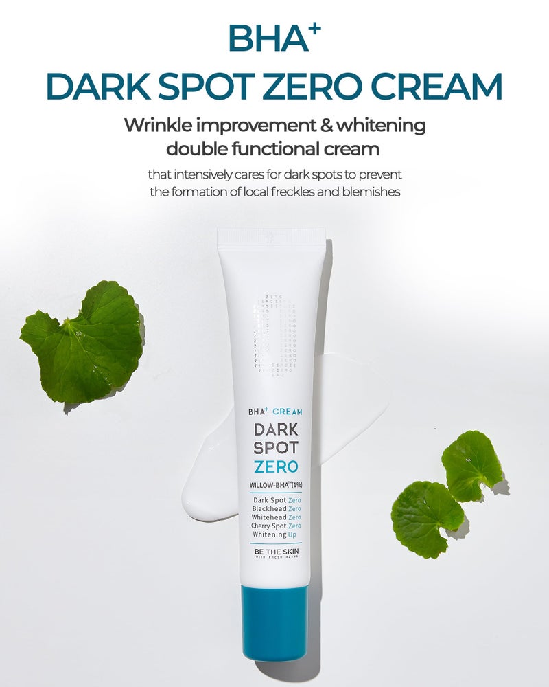 BE THE SKIN كريم BHA+ زيرو للبقع الداكنة - مرطب للوجه يقلل المسام مع النياسيناميد وحمض الترانكساميك - لتوحيد لون البشرة، وشد المسام، وتقوية الحاجز، 1.01 أونصة. - Image 2