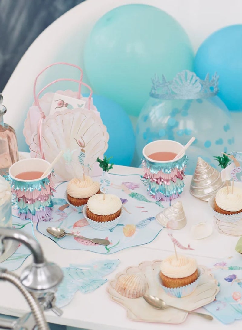 ميري ميري أكواب حافة صدفية حورية البحر - Image 2