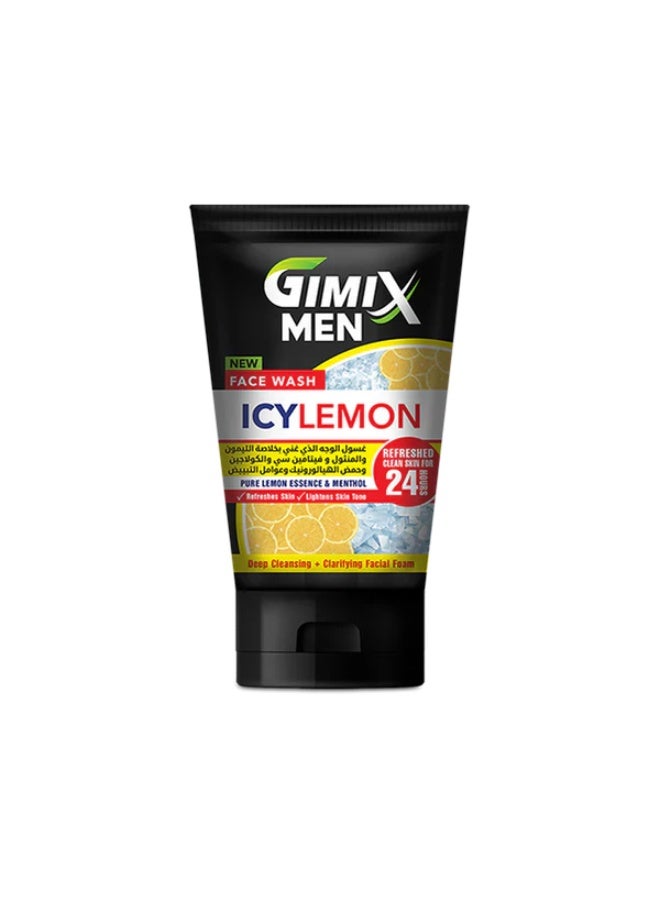 GIMIX Men Icy Lemon Face Wash 100ml - Image 1
