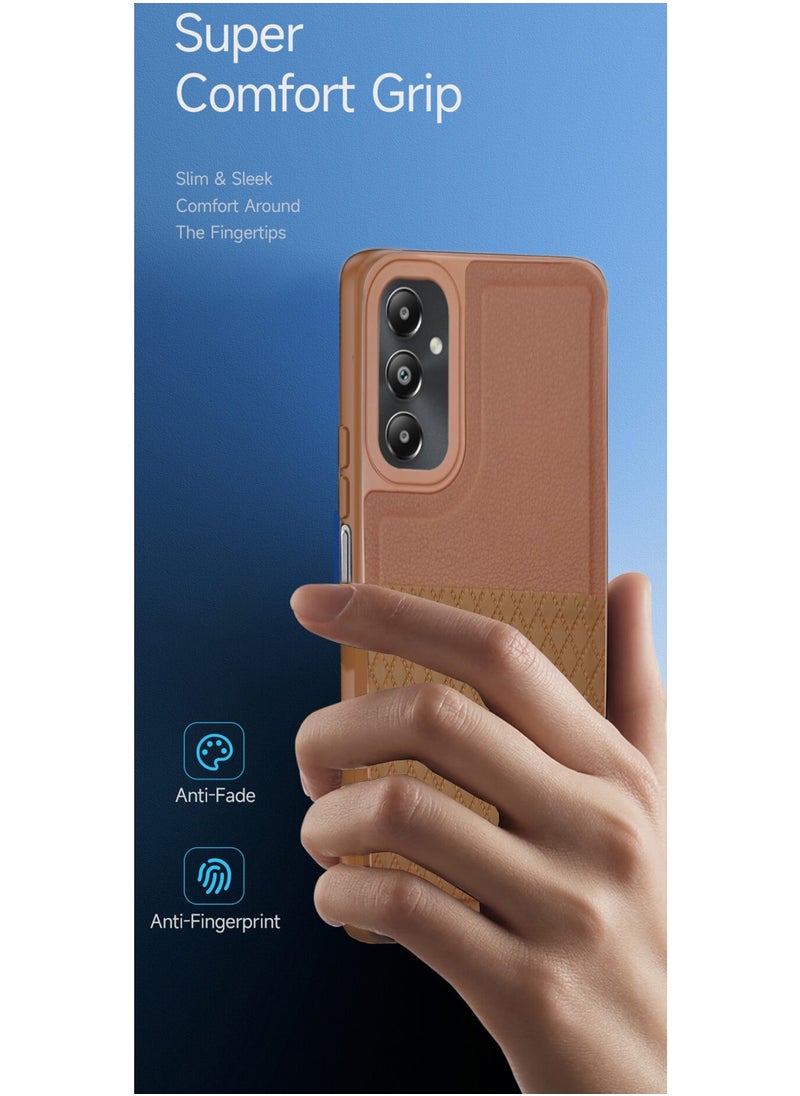 CHAPPELINE Silicone Pattern Case Cover For Samsung Galaxy a15 Brown  - Image 2