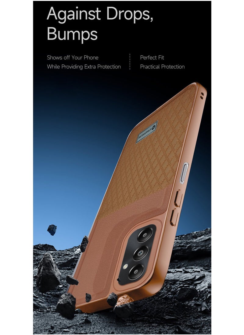 CHAPPELINE Silicone Pattern Case Cover For Samsung Galaxy a15 Brown  - Image 4