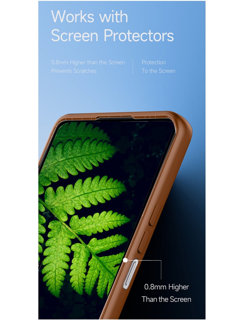 CHAPPELINE - Silicone Pattern Case Cover For Samsung Galaxy a15 Brown - Image 1