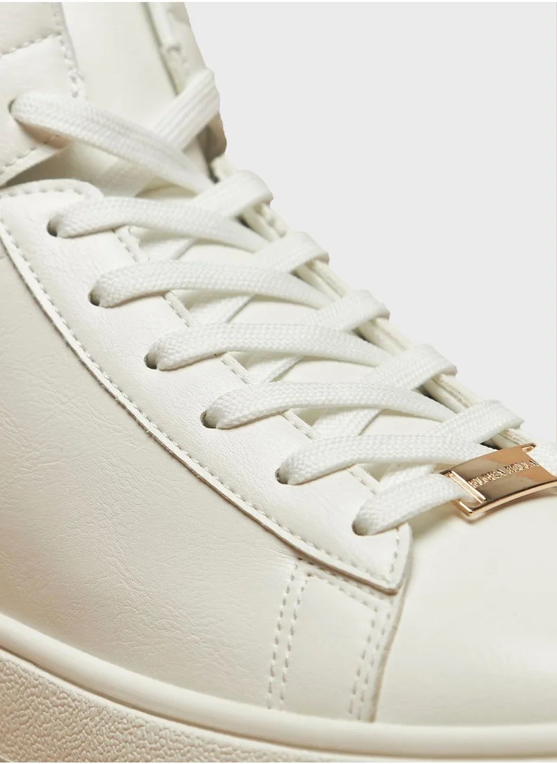 شو اكسبرس Lace Up High Top Sneakers