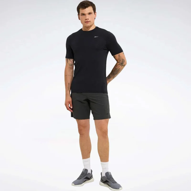 Reebok Grey 6 Reebok Workout Ready Woven Men's Short for Men | Best Price UAE