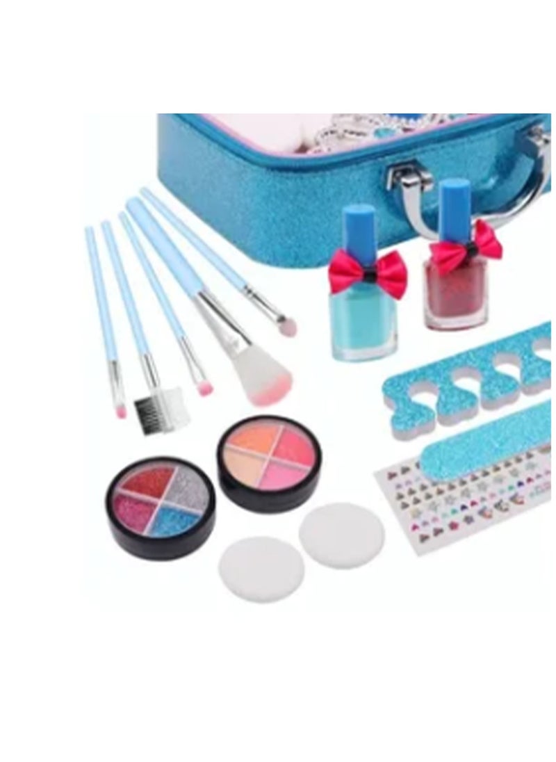 Velaurs 21Pcs Kids Makeup Set, Portable Kids Beauty Cosmetics Set  - Image 5