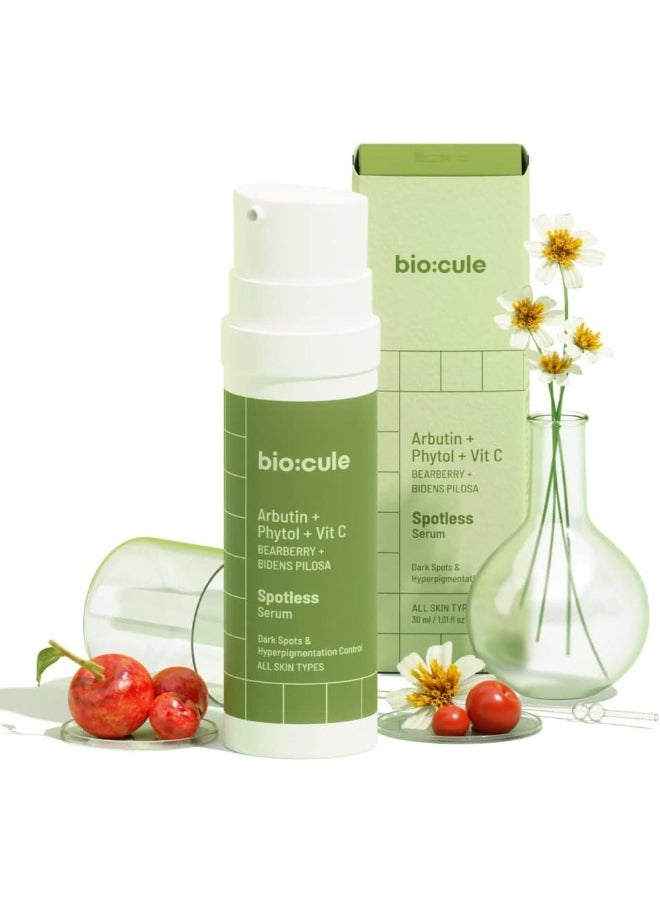 Biocule Spotless Vitamin C Face Serum, Arbutin, Phytol And Vitamin C From Bearberry All Skin Types  - Image 1
