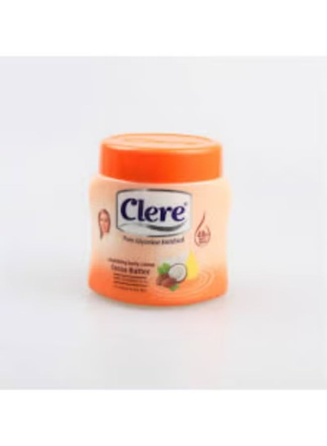 Nourishing Body Cream For Radiant Glowing Skin Cocoa Butter With Glycerine & Multi - Vitaamin Serum 300 ml