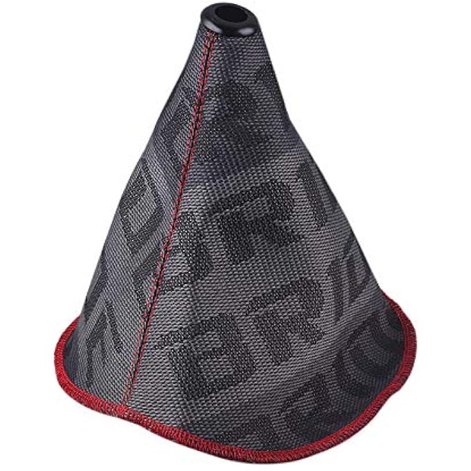 rayihni Universal Shift Boot CoverFabric Shifter ManualAuto Shift Knob Boot Dust Cover Gray - Image 1