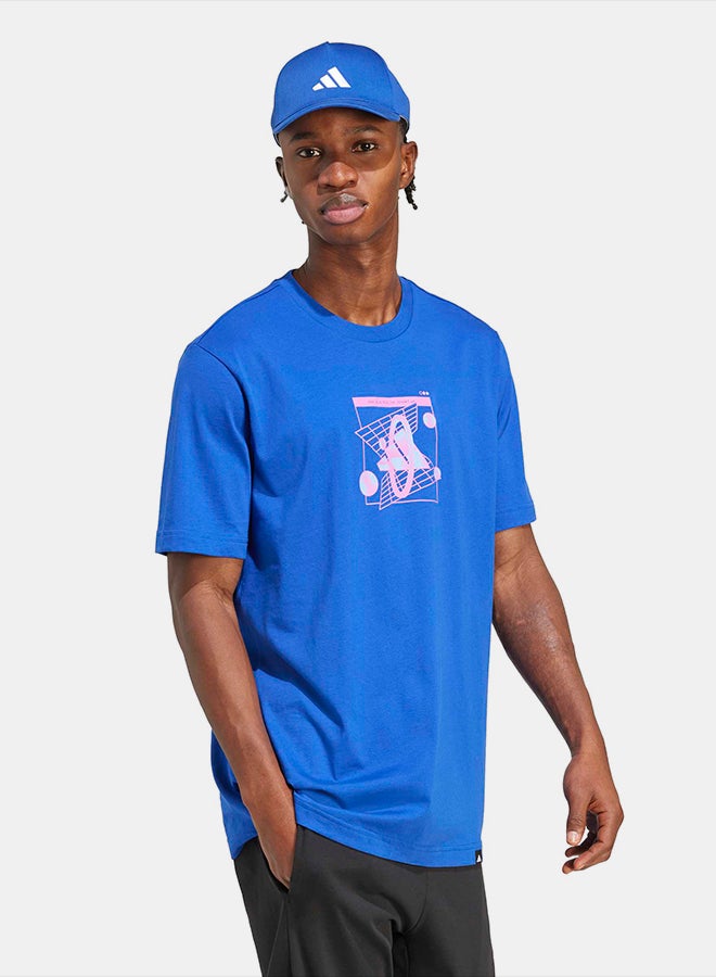 Adidas Retro Futurism Graphic T-Shirt - Image 1