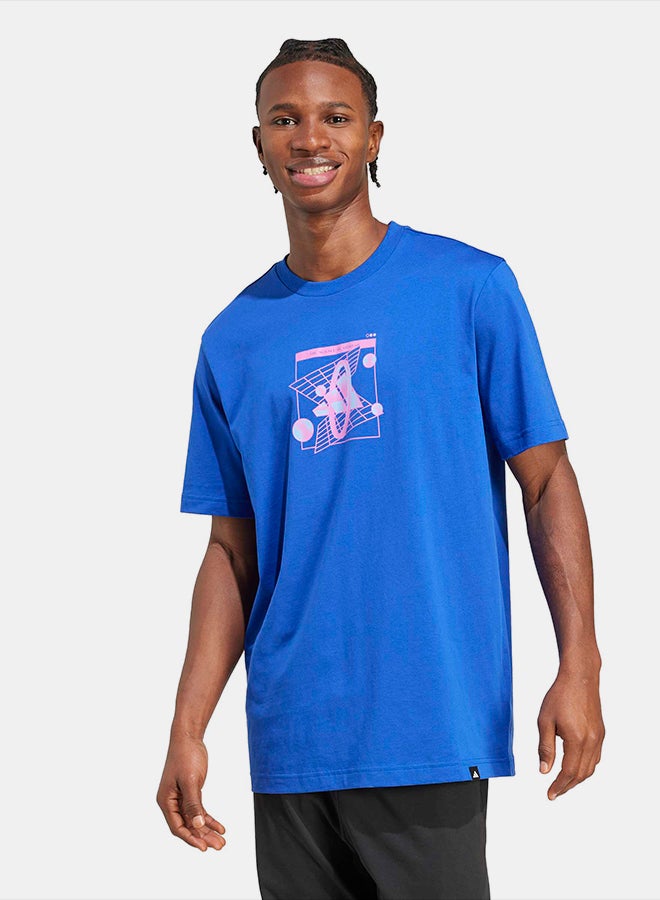 Adidas Retro Futurism Graphic T-Shirt - Image 4