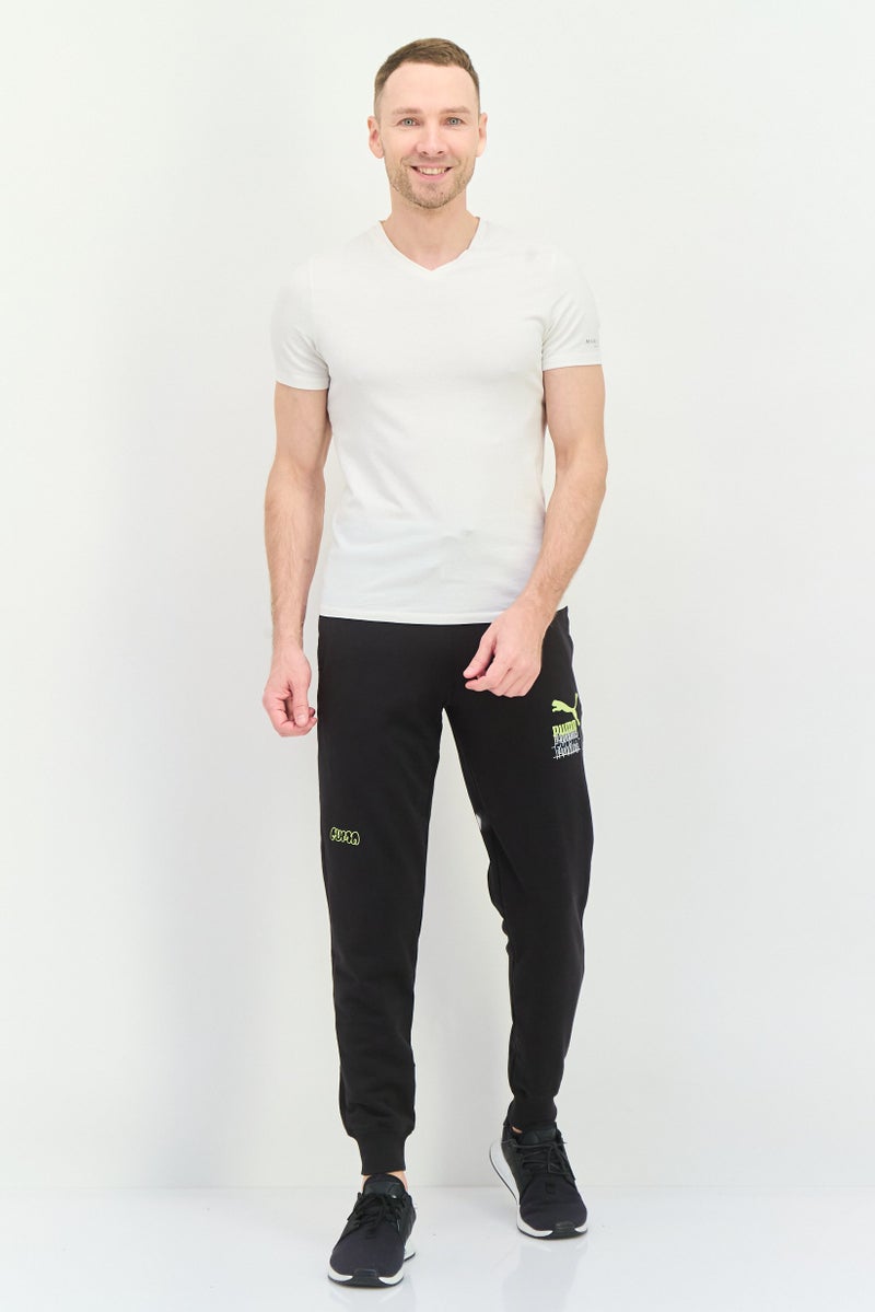 PUMA Men Sportswear Fit Outdoor Sweatpants, Black  - Image 4