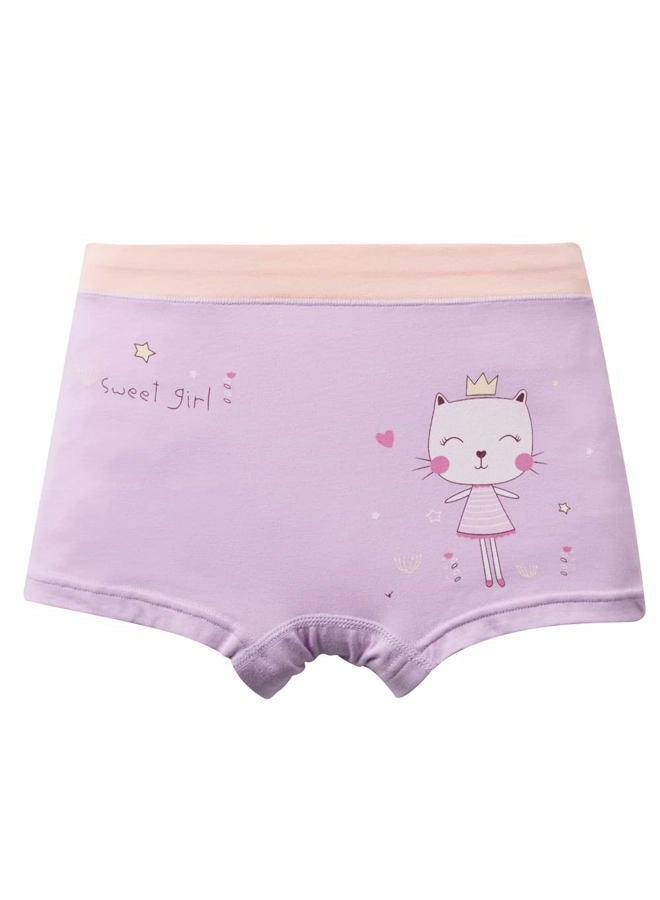 Core Pretty Girls Cotton Underwear Soft Boy Shorts Kids Boxer Briefs Panties(Pack of 5), Sweetgirl, 2-4 years - Image 3