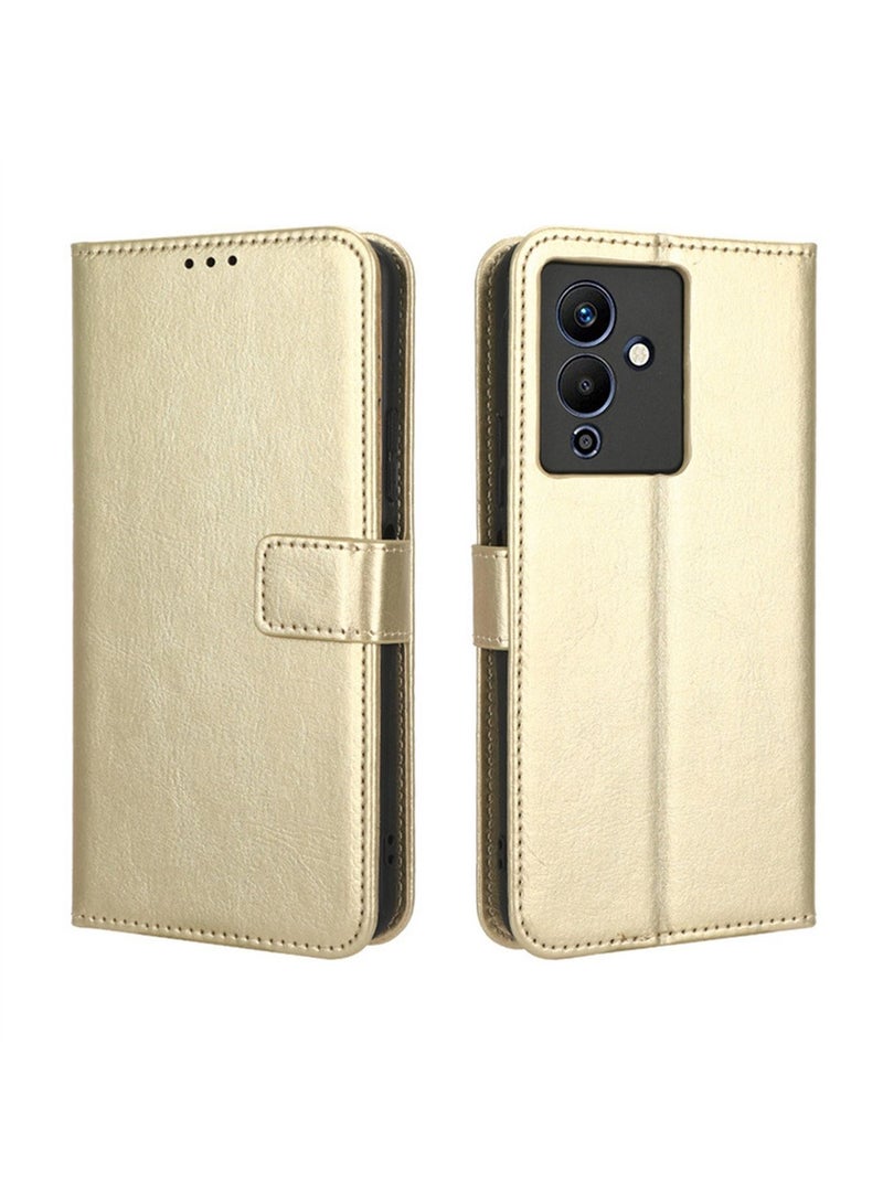 Infinix Note 12 5G/Note 12 Pro 5G/X671/X671B Flip Case Cover Accessories with Anti-drops Camera Protection Anti-scratches Anti-drops Anti-fingerprints Back Wallet Cover with Card Slot Holder  - Image 4