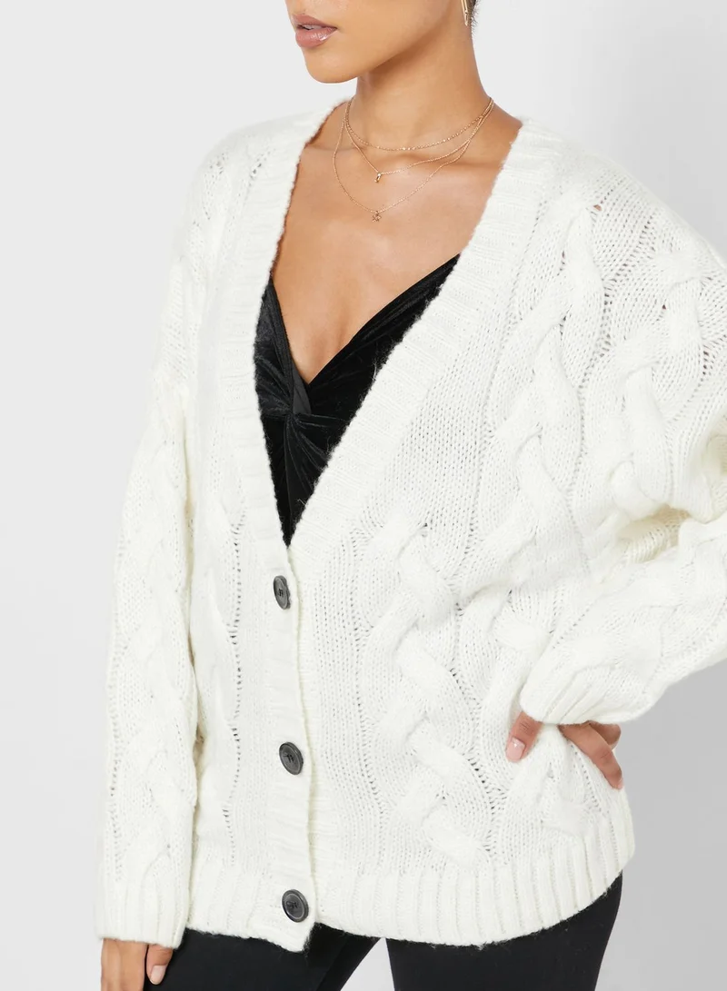 Missguided Button Down Cardigan