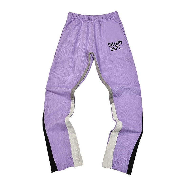 Correct Version G D Classic Hand-Painted Splash Ink Graffiti Printing Stitching Pure Cotton Trousers Men'S And Women'S Casual Trousers For - Image 3