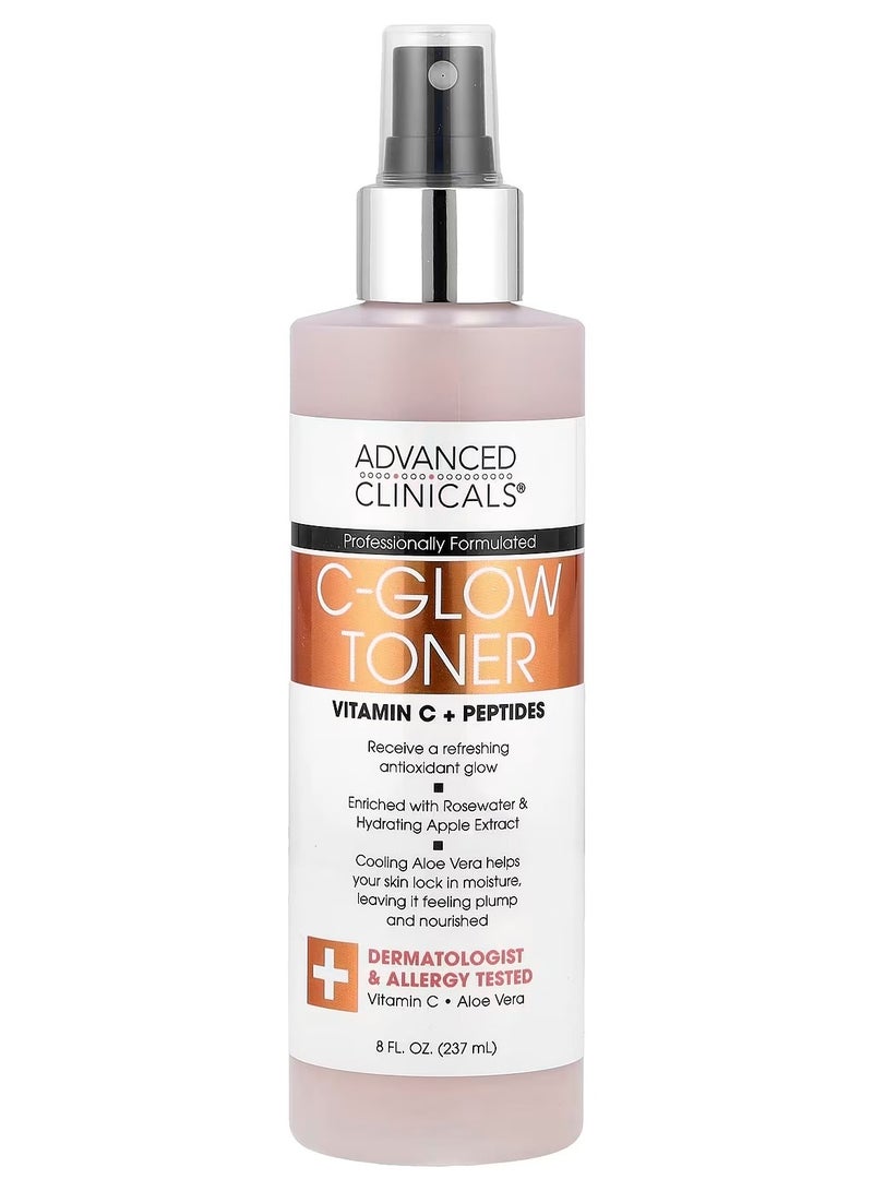 Advanced Clinicals C Glow Toner Vitamin C and Ferulic Acid 237 ml - Image 1