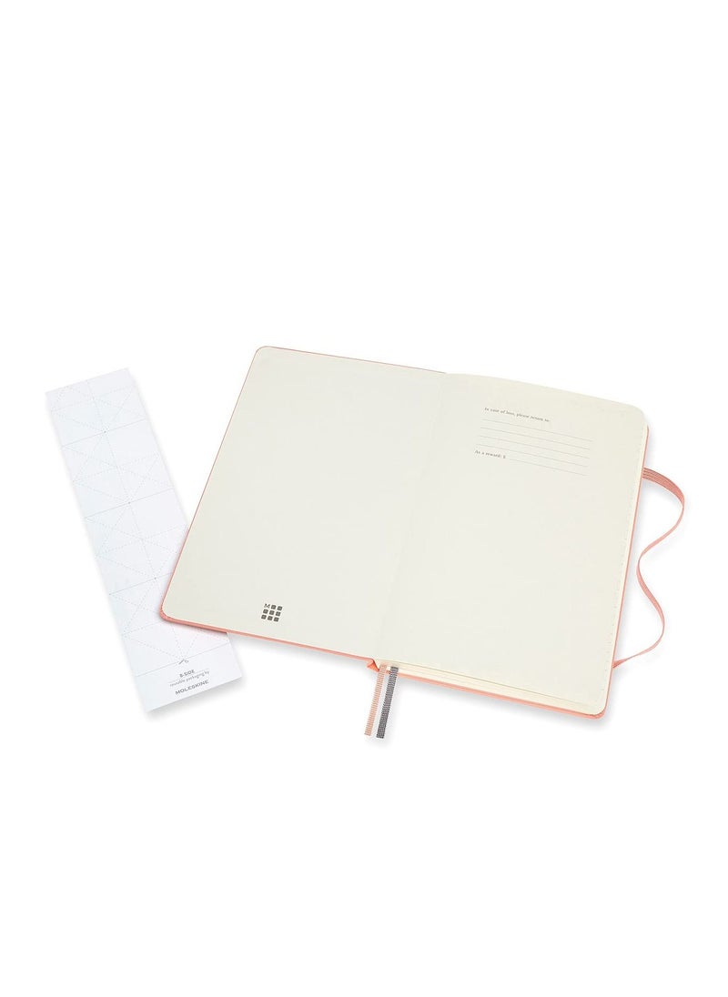 MOLESKINE - A5 Size Art Bullet Notebook With Dotted Lines 160 Pages Coral Pink Cover - Image 1