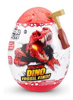 ROBO ALIVE Robo Alive Volcano Dino Fossil Find Surprise Dinosaur Egg Volcano Assorted - Style/Character May Vary  - Image 1