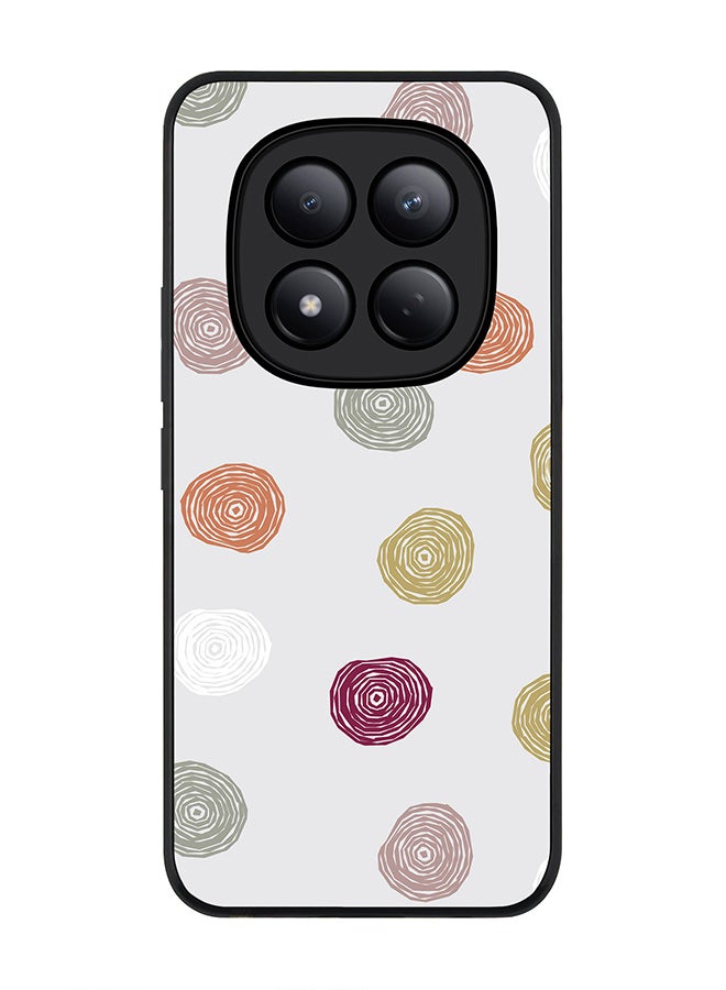 For Xiaomi Redmi Note 15 Pro 4G Case,Slim fit Camera Protection, Shockproof Thin Phone cover  - Circular Scribbles