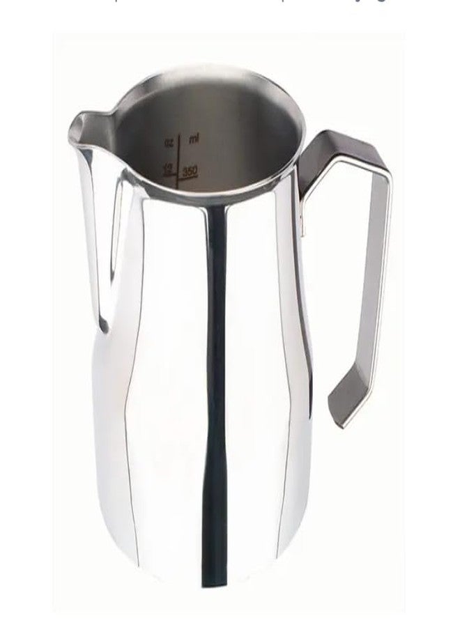 Motta Metallurgica Motta Professional Europa Stainless Steel Milk Frothing Pitcher, 17 oz, with Graduated Measurements for Making Cappuccino or Latte - Image 1