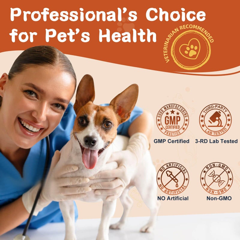 ZEBORA Probiotics for Dogs, Dog Probiotics for Digestive Health, Plus Pumpkin and Fish Oil, for Gut & Itchy, 120 Soft Chews - Image 5