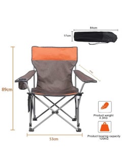 Rock Pow Camping Chairs Portable Folding Chair, Fully Padded Beach Lounge Chair, Adjustable Back Slope Outdoor Chair with Head Pillow,Lawn Chair for Camping Fishing Backyard Travel  - Image 4