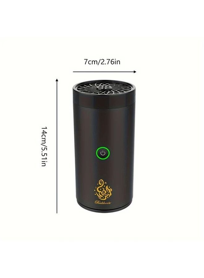Green Portable Rechargeable Electric Incense Burner Censer Mubkhar Gift Set - Image 4